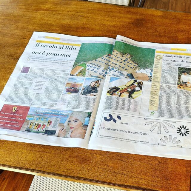 Oggi ci trovate su #repubblica 
•
@larepubblica #ischia #island #spiaggiadeimaronti #ristoranteida