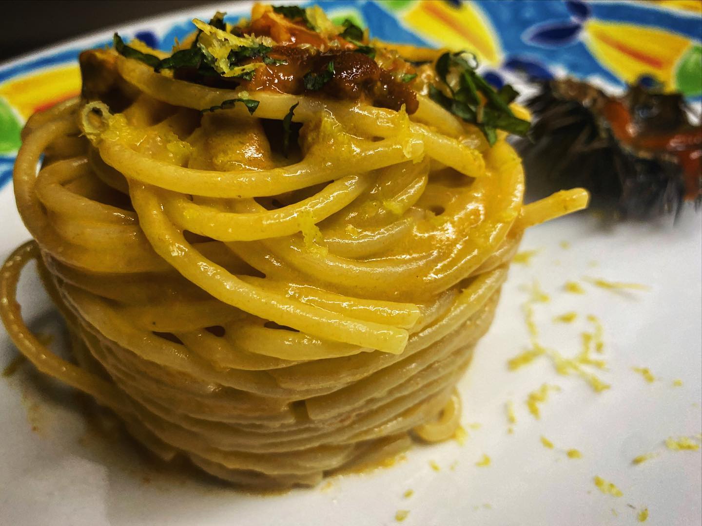 Due spaghi?!•••#spaghettoneairicci #riccidimare #riccidamare #ristoranteida